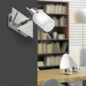 JUST LIGHT. 11931-55 - Luce Spot da parete a LED MAX 1xGU10/4W/230V cromo