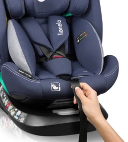 Lionelo -Seggiolino auto con base girevole BASTIAAN ONE i-Size 40-150 cm Blu Navy