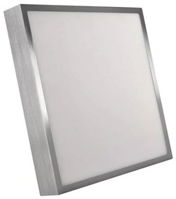 Plafoniera LED LED/28,5W/230V 3000/3500/4000K 30x30 cm cromo