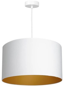 Lampadario a sospensione con filo ARDEN 1xE27/60W/230V diametro 40 cm bianco/oro