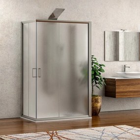 Box tre lati 70x100x70 altezza 180 vetro opaco K410 - KAMALU