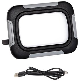 Faro LED Portatile 10W Ricaricabile USB Dimmerabile Aut. 3h Colore Bianco Naturale 4.000K