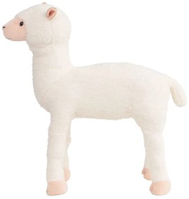 Peluches in Piedi di Animali Vari, Bianco / Alpaca