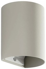 FARO 40524 - Applique SOLE 1xGU10/8W/230V grigio arrotondato