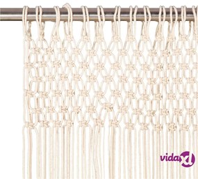 vidaXL Tenda Macramé 140x240 cm in Cotone