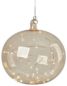 Decorazione luminosa natalizia arancione da appendere ø 18 cm Lina - Markslöjd