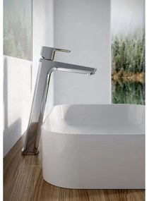 Ravak X070130 - Miscelatore per lavabo FREE 33,4 cm, finitura cromo lucido