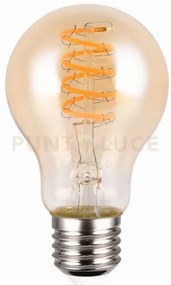 Lampadina attacco e27 goccia ambra dimmerabile con interruttore 7w ...