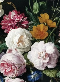 KEK Amsterdam Carta da parati panoramica Golden Age Flowers 1 - Multicolor - 3.896m