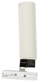 Faretto moderno bianco per sistema a binario monofase 35 mm - Iconic Jeana Luxe