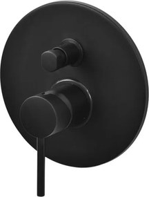 Rubinetto per doccia getto laminare cristallino monocomando Circle two nero opaco GATTONI RUBINETTERIA