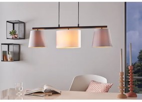 Eglo 55207 - Lampadario a sospensione con filo ALMEIDA 3xE14/25W/230V grigio