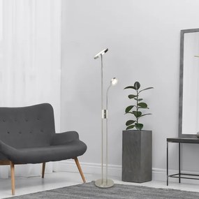 Rabalux 3239-LED Lampada da terra dimmerabile OPHUS LED 18,5W+4,5W cromo