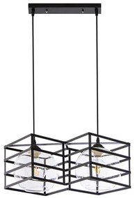 Lampadario a sospensione con filo 2xE27/60W/230V