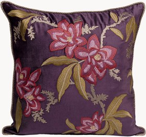 Cuscino in lino Flowers Purple