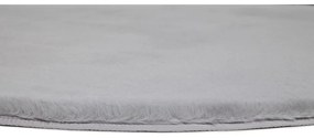 Tappeto grigio , Ø 120 cm Fox Liso - Universal