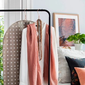 Copriabito beige a pois, 137 cm Rivoli - Compactor