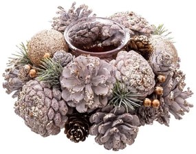 Portacandele in plastica e vetro - Casa Selección