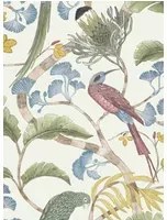 Josephine Munsey Carta da parati Living Branches - Ivory/ Soft Olive/ Yellow