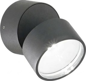Ideal Lux - Applique da esterno OMEGA LED/7W/230V CRI 90 IP54 antracite
