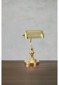 Markslöjd 108977 - Lampada da tavolo BANKERS 1xE14/40W/230V dorata