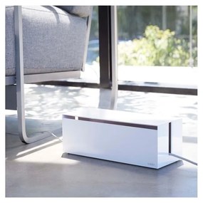 Scatola per caricabatterie bianca Scatola per cavi web - YAMAZAKI