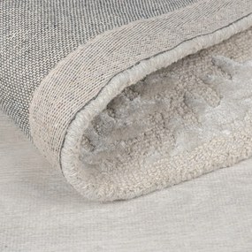 Tappeto greige in misto lana tessuto a mano 160x230 cm Sloane – Flair Rugs