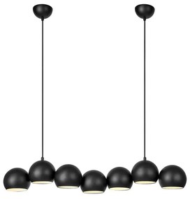 Lampadario nero con paralume in metallo Cupolo – Markslöjd