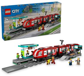 Tram e fermata del tram Lego City