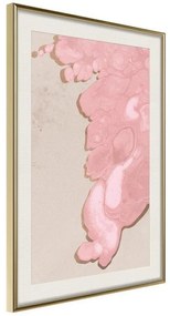 Poster  Pink River  Cornice Quadri Cornice d'oro con passe-partout, Larghezza x Altezza Home decor 40x60