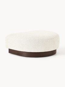 Pouf per divano in teddy bouclé Natalie