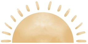 Adesivo per bambini per muro 155x75 cm Watercolor Sun – Ambiance