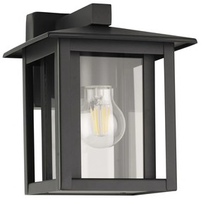 Applique Nera E27, IP54 per Esterni - Serie PILLAR Base E27