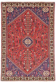 Abadeh Tappeto 100 x 150 Rosso (Iran) Annodato A Mano