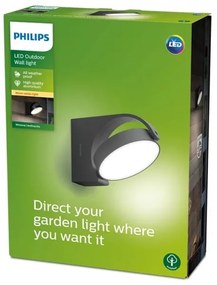 Philips MIMOSA LED 7W 230V 2700K IP44 lampada da parete esterna