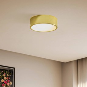 Lamkur Plafoniera Kimban in metallo, Ø 26 cm, oro