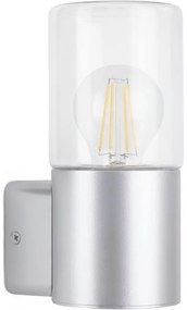 Briloner 320504TF - Applique da esterno 1xE27/12W/230V IP44 argento