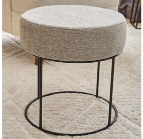Pouf JAVI Ø 40 cm crema