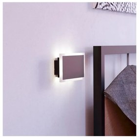 Eglo 901189 - Applique a LED TALAMELLO LED/12W/230V 3000K 12x23 cm nero