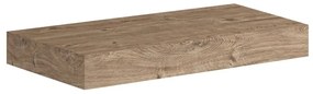 Top per lavabo Brera L 100 x H 9.8 x P 46 cm rovere rustico mdf
