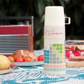 Borraccia termica color crema 350 ml Periodic Table – Rex London