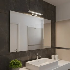 Illuminazione a specchio da bagno LED KLIMT, 8W, 230V, 3000/4000/6000K, 40 cm, IP44, cromo lucido