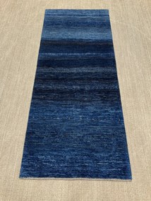 Loribaft Tappeto persiano 210x90 Blu (Iran) Annodato A Mano