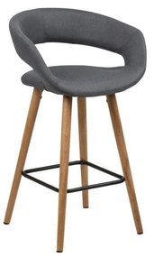 Set di 2 sgabelli da bar grigio scuro Gill - Actona