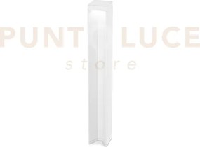 Kurt palo per esterni ip54 3000k 1050lm 11w bianco h.65cm in allumi...