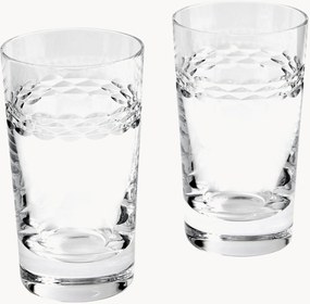 Set di 2 bicchieri da long drink in cristallo Neo