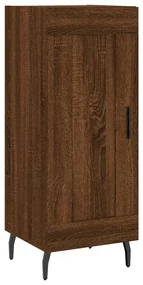 Credenza rovere marrone 34,5x34x90 cm in legno multistrato