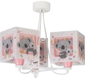 Dalber 63267S - Lampadario per bambini KOALA 3xE27/60W/230V
