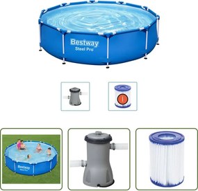Piscina rotonda - Bestway Piscina Steel Pro 305x76 cm