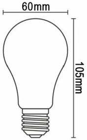 Lampadina LED FILAMENT A60 E27/7,5W/230V 4000K